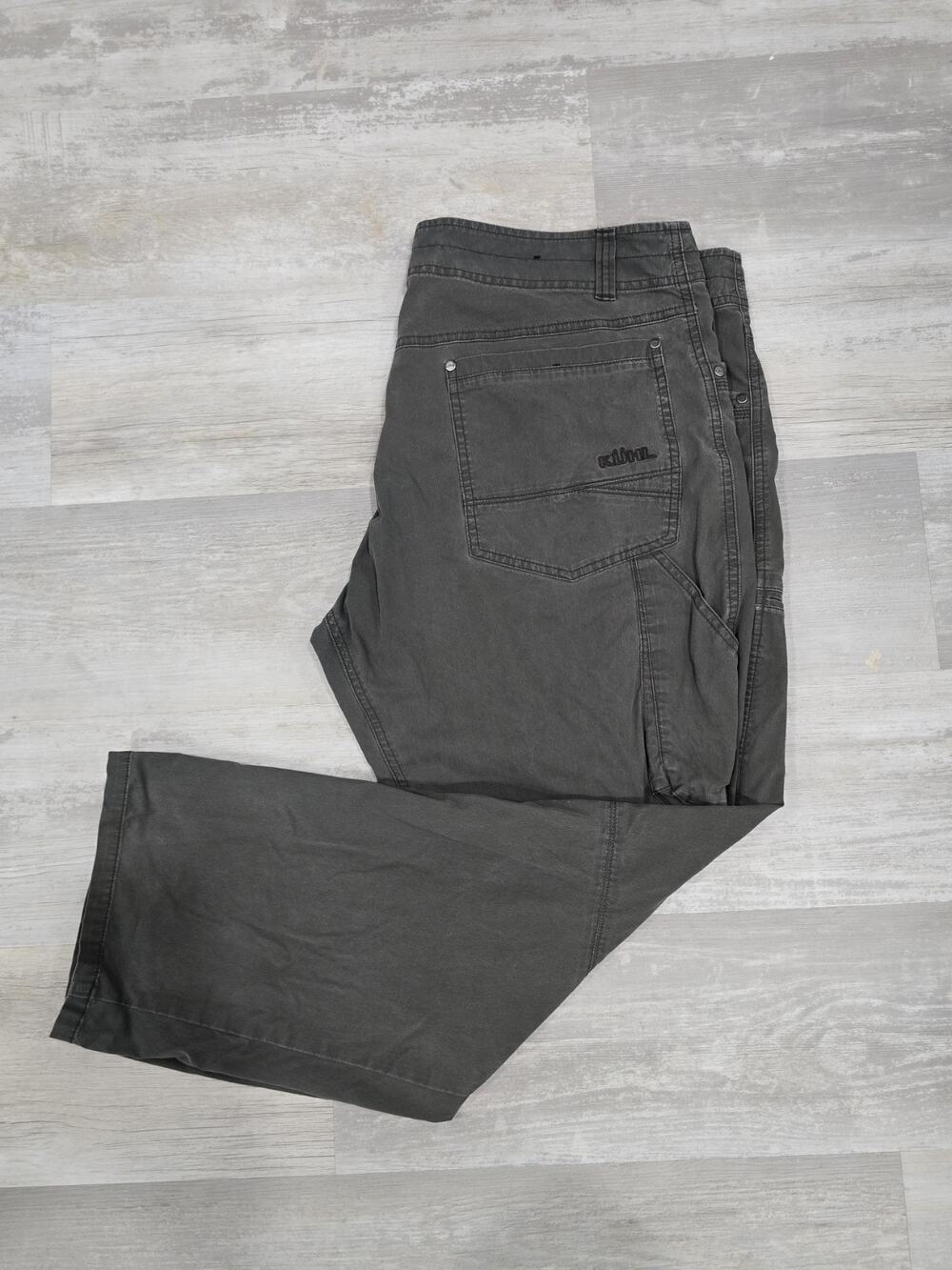 KUHL REvolvr Hiking Gorpcore Stretch Pant Technical Men’s Gray Sz 40x30